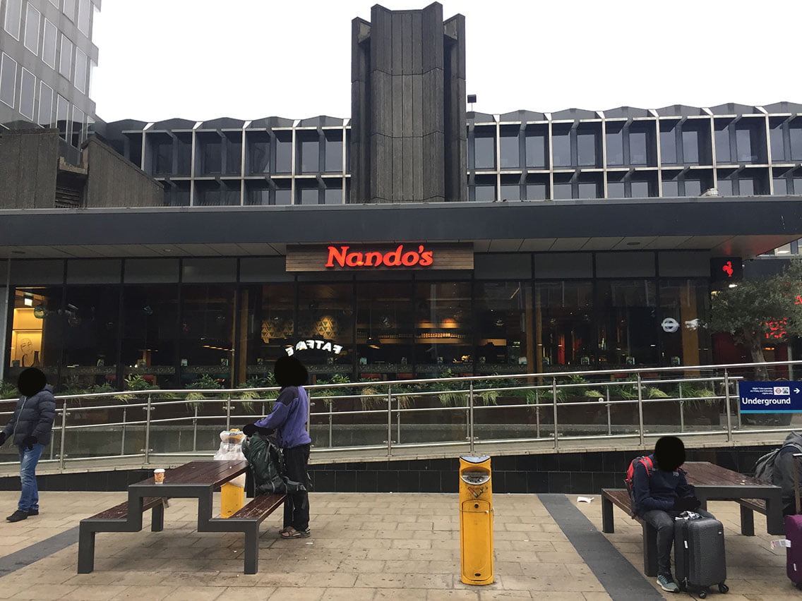 NANDOS EUSTON 1 | London Euston - Station - Hotels - Shops
